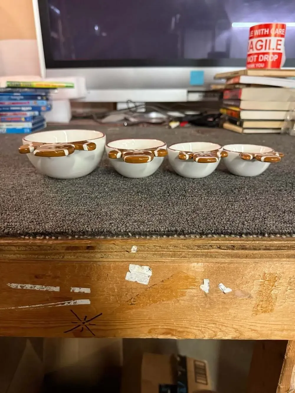 St. Nicholas Square Gingerbread Measuring Cups Set of 4